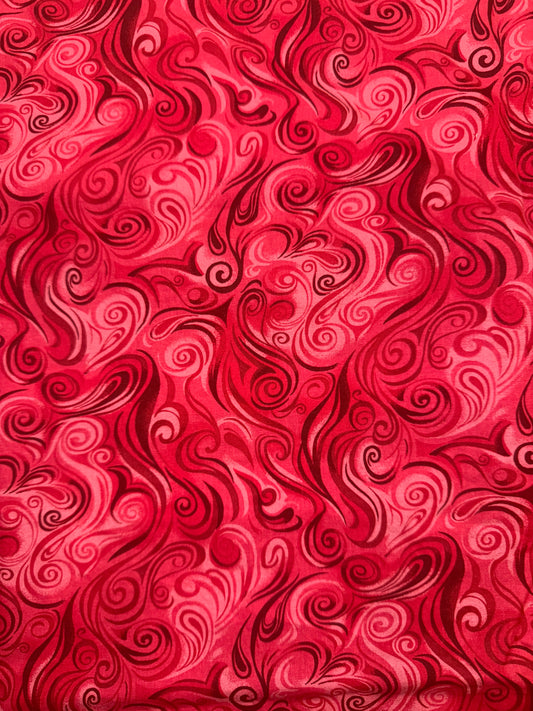 Crimson Spiral Tie