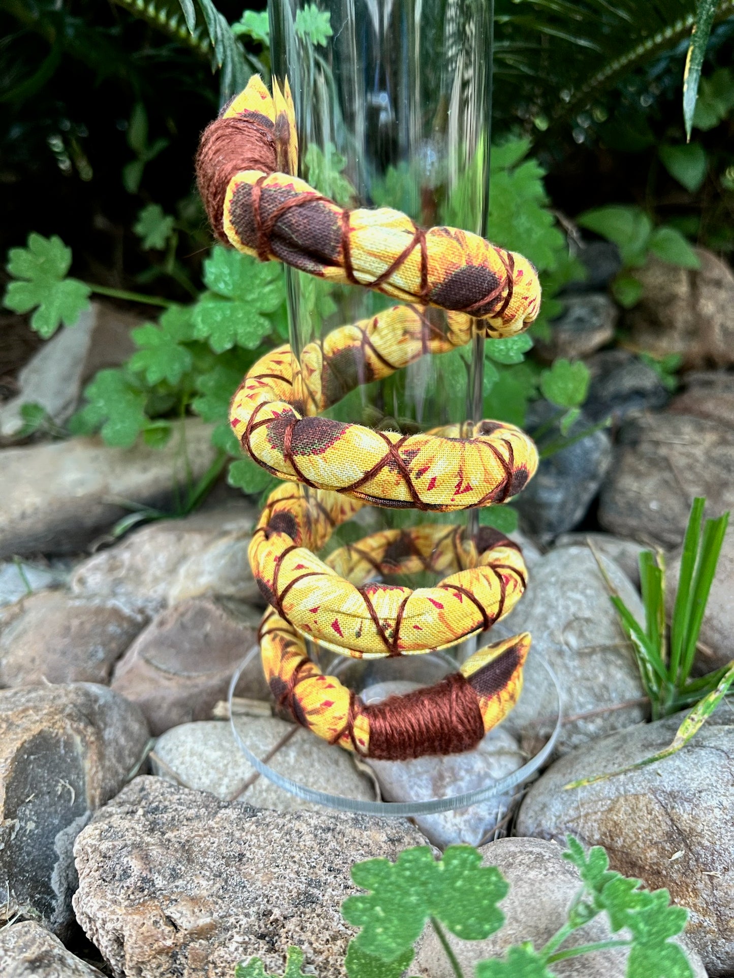 Sunflower Yellow Spiral Tie