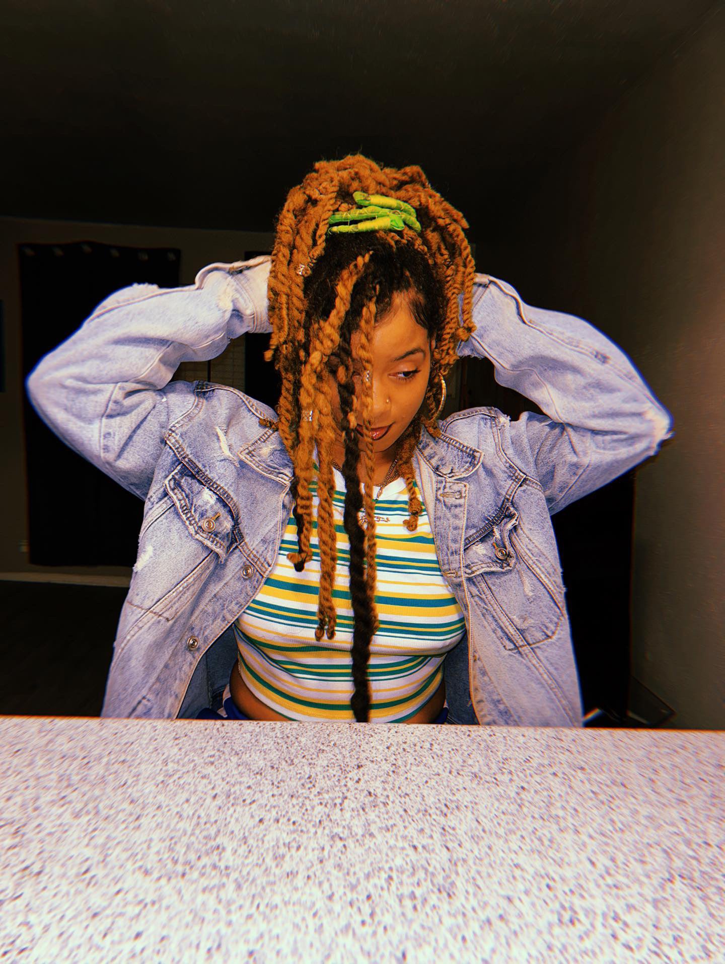 Slime Green Spiral Tie